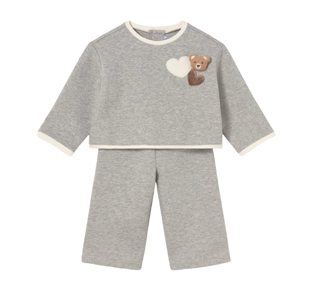 Conjunto Pantalon Largo Gris Vigore
