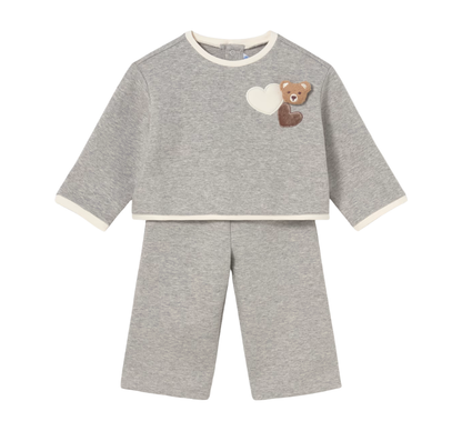 Conjunto Pantalon Largo Gris Vigore