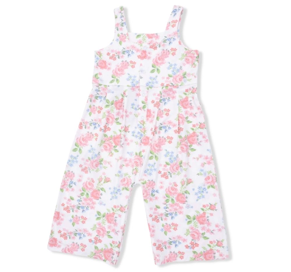 Cute Little Roses Wide Leg Jumpsuit