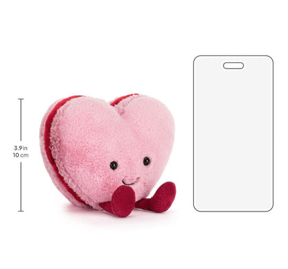 Amuseables Colette Heart Macaron Pink