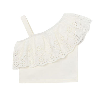 Camiseta de Tirantes Perforado y Short Sarga