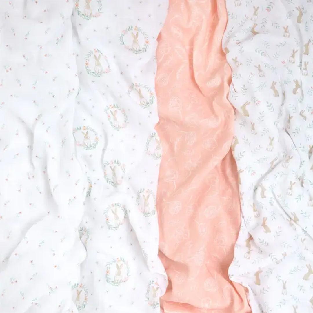 Blushing Bunnies 4-pack Swaddles