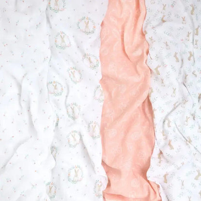 Blushing Bunnies 4-pack Swaddles