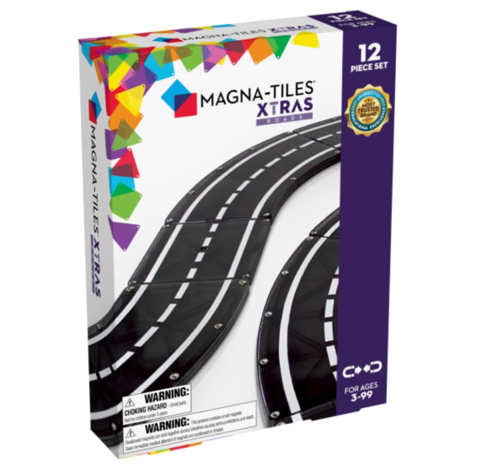 Magna-Tiles Xtras Roads 12pzas