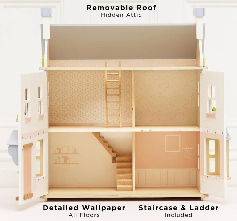 Mayberry Manor Wood DollsHouse