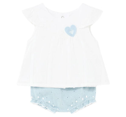 Conjunto Short Tricot Cristal