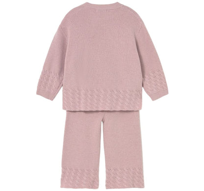Conjunto Pantalon Tricot Cuarzo