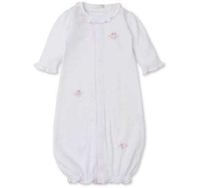Conv Gown W/Hand Emb Blooming Sprays White/Pink