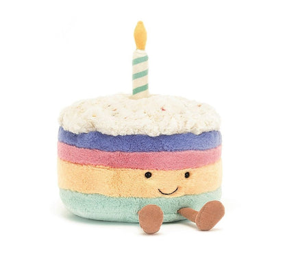 Amuseable Rainbow Birthday Cake