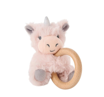 Ring Rattle Plush Unicorn