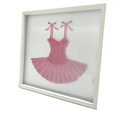 Cuadro Ballet Tutu 83cm Acrilico