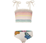 Waffle Bikini Polilla Arcoiris Crudo