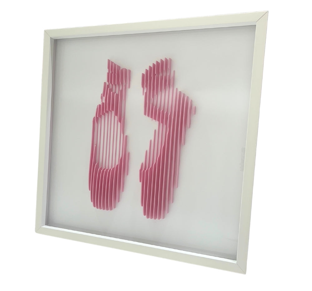 Cuadro Pointe Shoes 83cm Acrilico