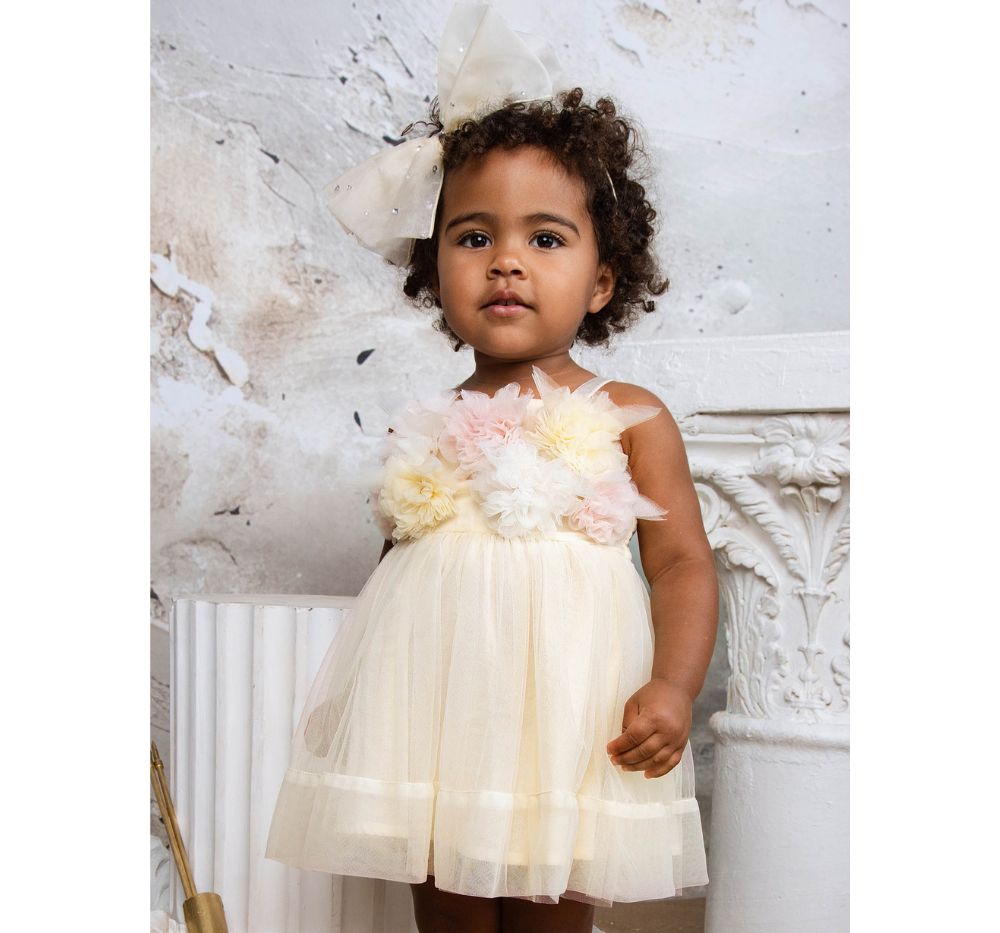 Bebe Tide Blossom Tulle Dress