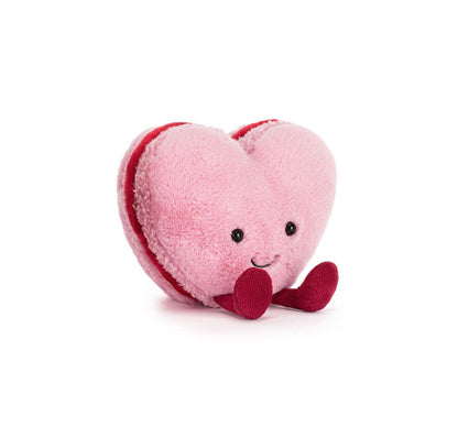 Amuseables Colette Heart Macaron Pink