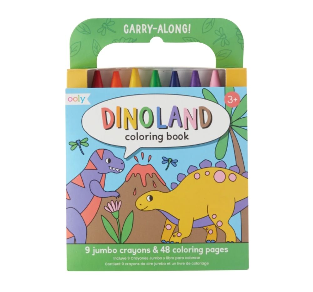 Carry Along Dinoland Coloring Book