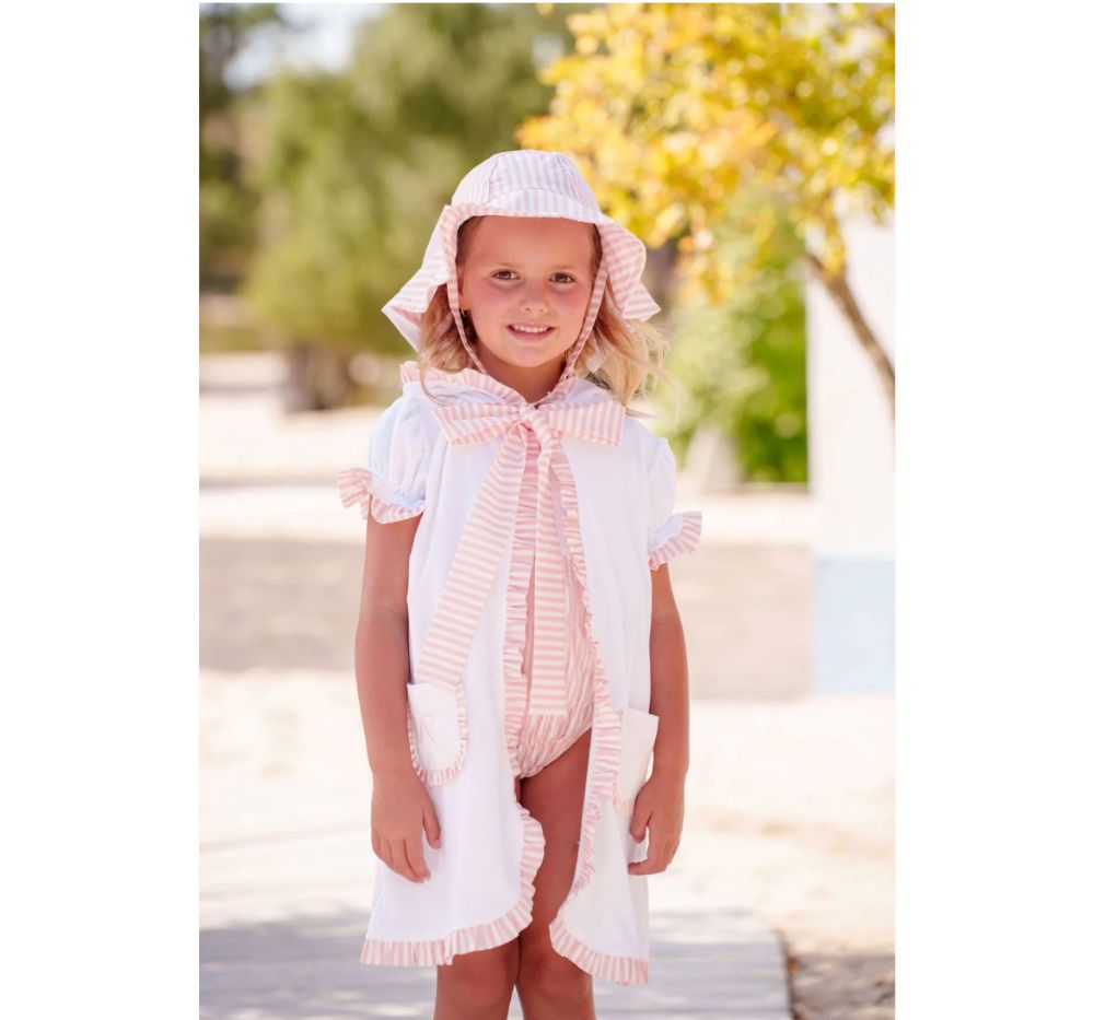 Flamingo Stripes Cover Up