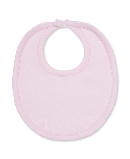 Jacquard Bib Baby Blessings Pink