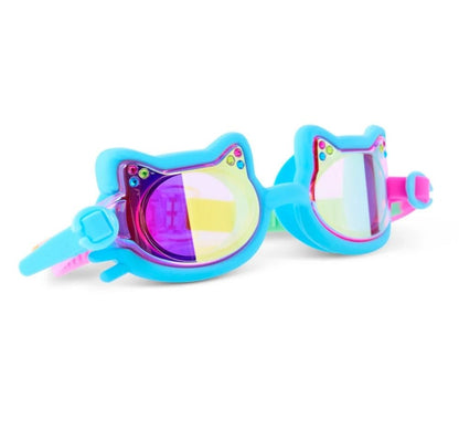 Flexi Feline Swim Goggles Pouncy Blue