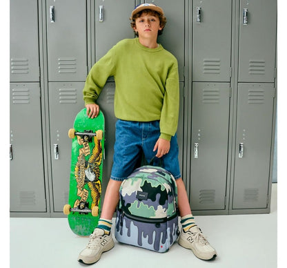 Kane Double Pocket Backpack Camo Drip
