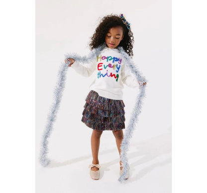 Happy Everything Tinsel Sweater