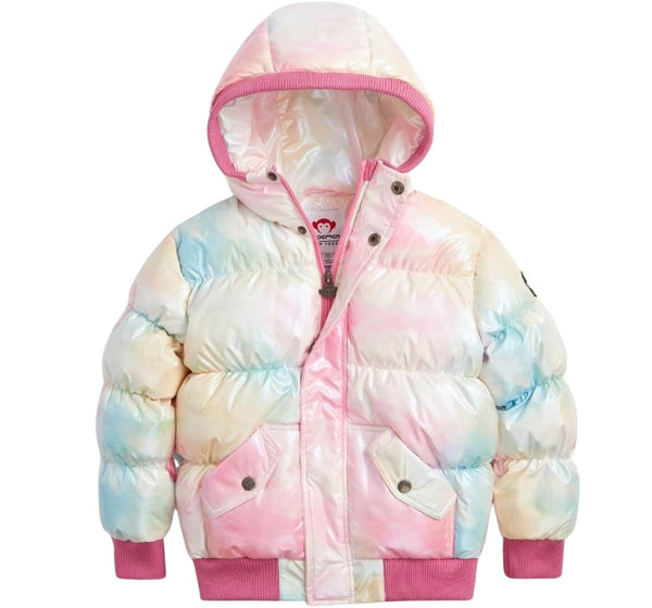 Puffy Coat Iridescent Pink