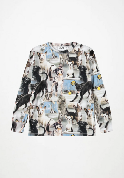 T-shirt Long Sleeve Rill Curios Dog