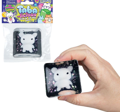 Taba-licious Glow in the Dark Cubes Pig White