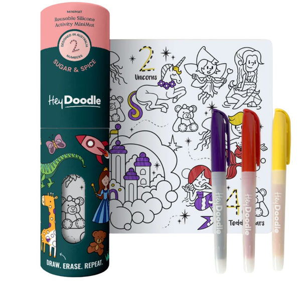 Reusable Silicone Activity MiniMat Sugar & Spice