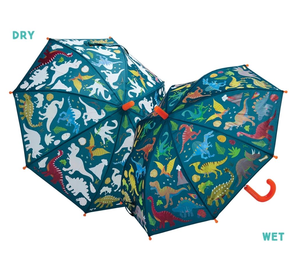 Colour Changing Umbrella Dino