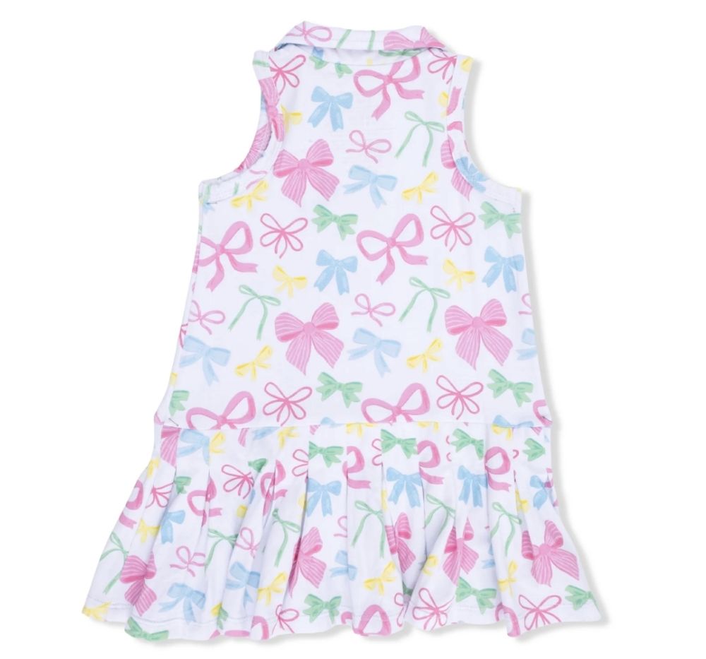 Sweet Bows Polo Tenis Dress with Cartwheel Short