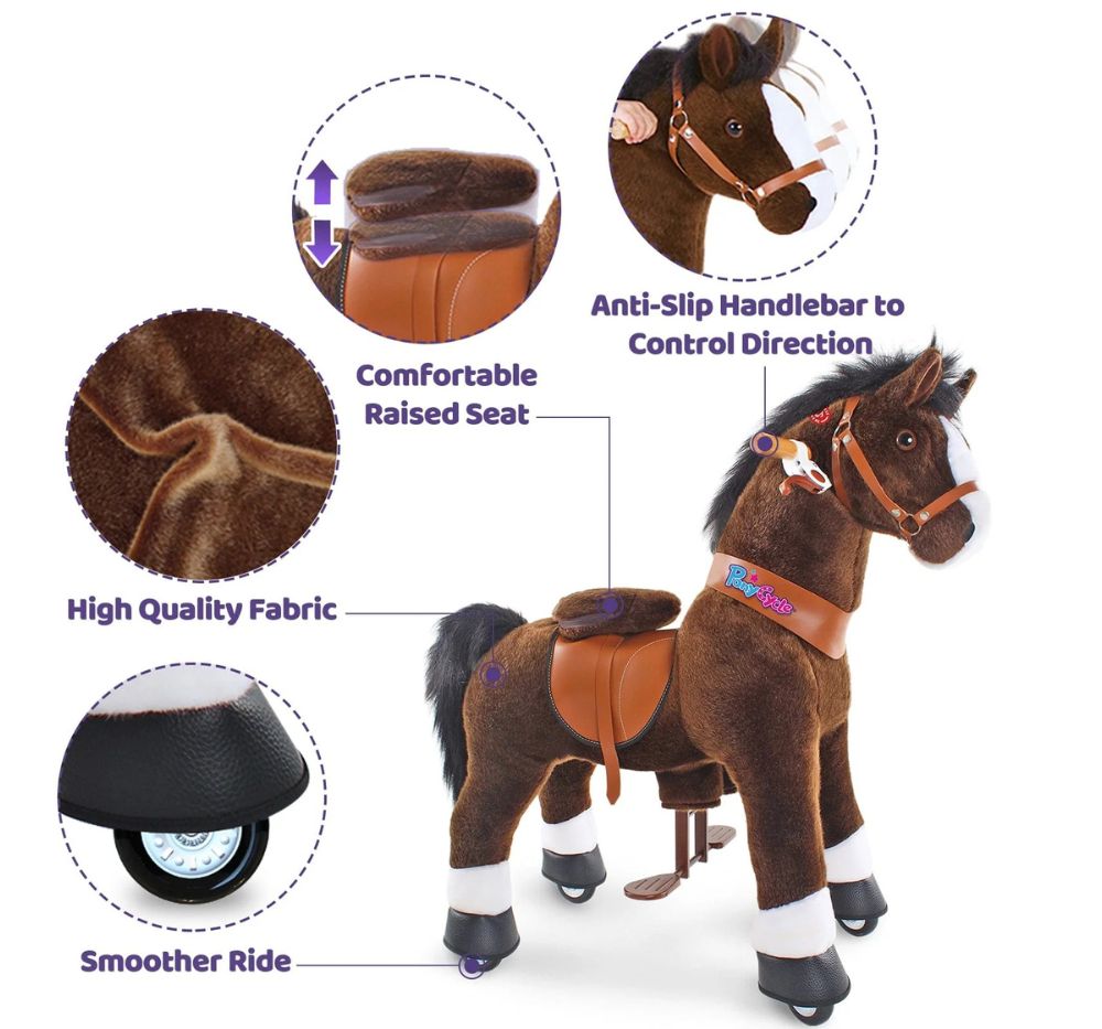 Medium Dark Brown Pony