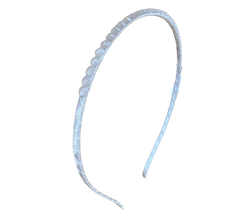 Crystallized Headband White