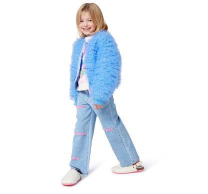 Denim Pants With Wors