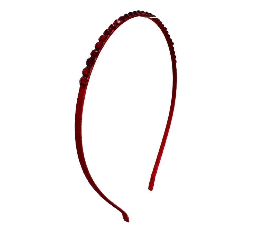 Crystallized Headband Red