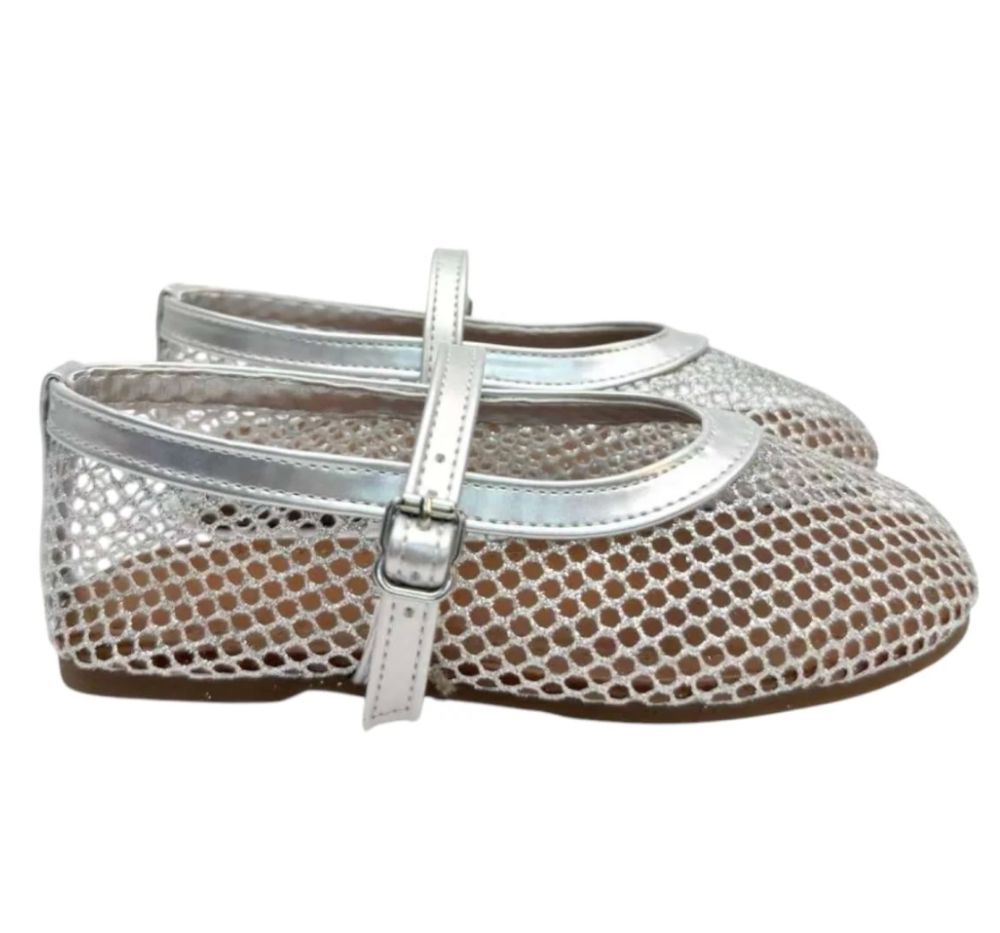 Lala Mesh Shoes Silver