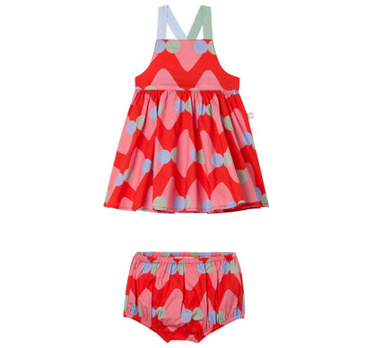 Sleeveless Charleston Geo Print Dress