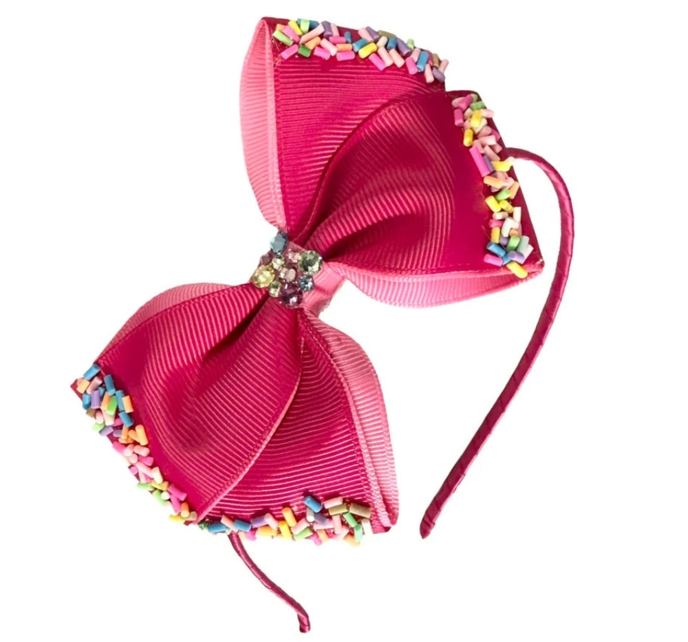 Diadema Fuchsia Sprinkle Thin