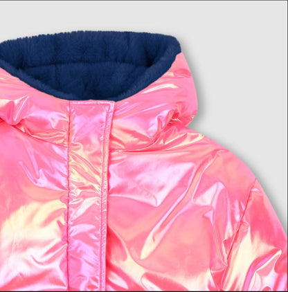 Reversible Faux Jacket Pink
