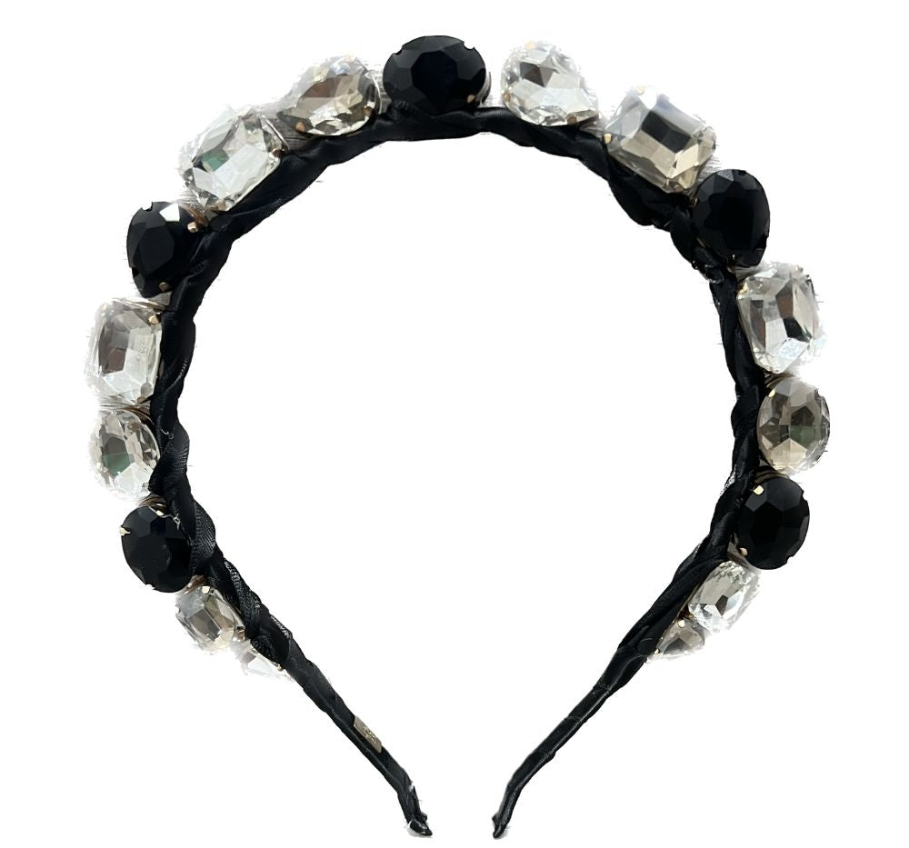 Diadema Negra Cristales