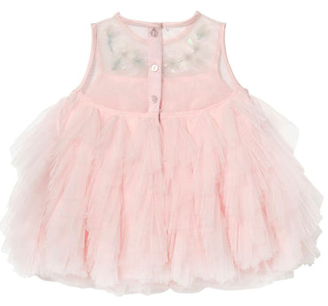 Bebe Iridescente Muse Tulle Dress