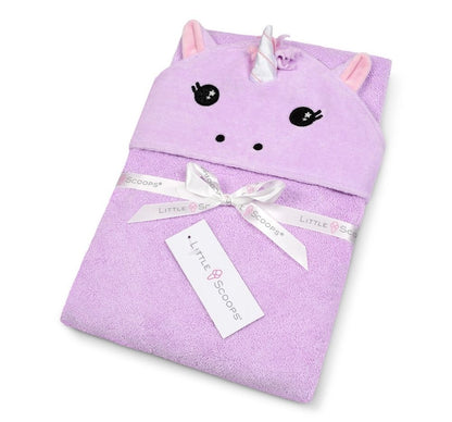 Little Scoops Unicorn Hooded Towel