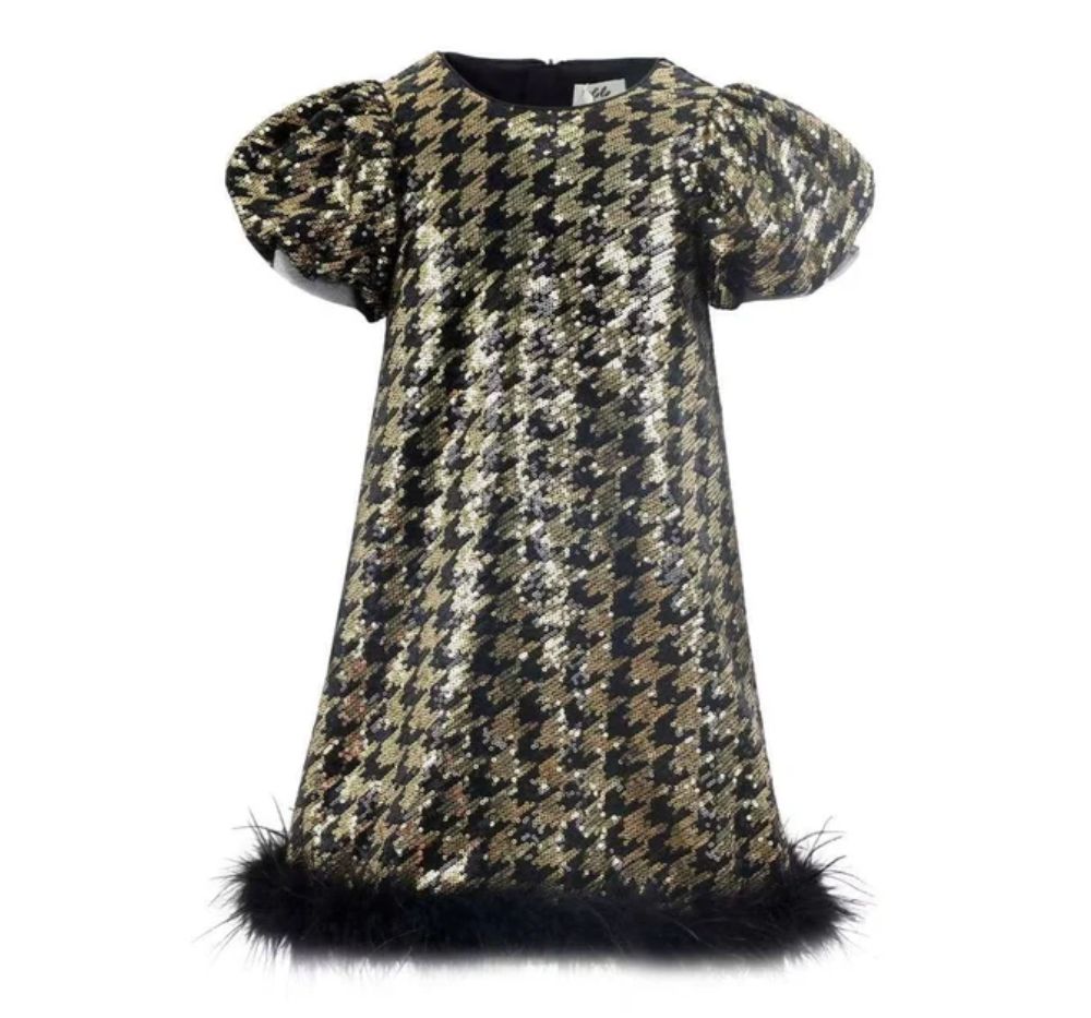 Starlet Houndstooth Dress