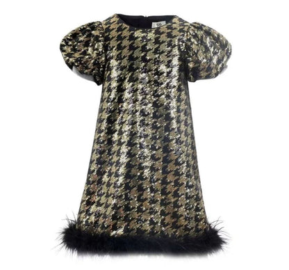 Starlet Houndstooth Dress