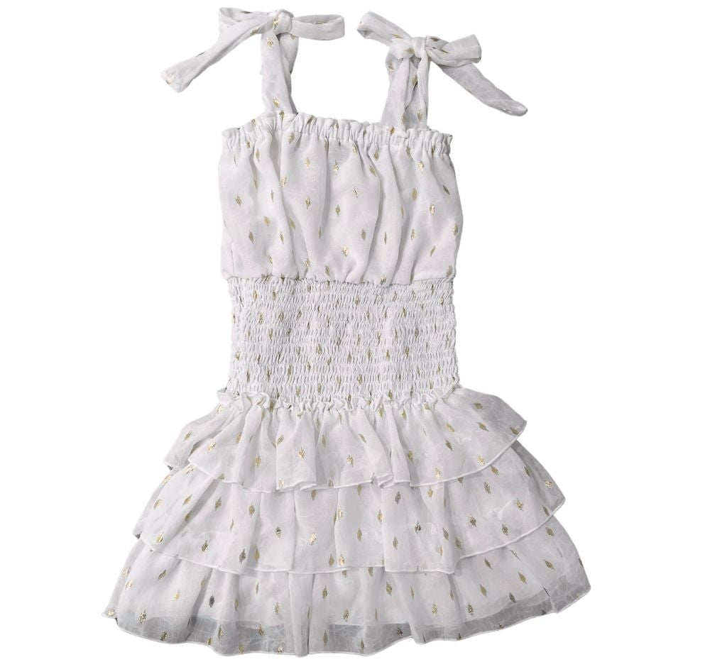 Dress White Gold Dot
