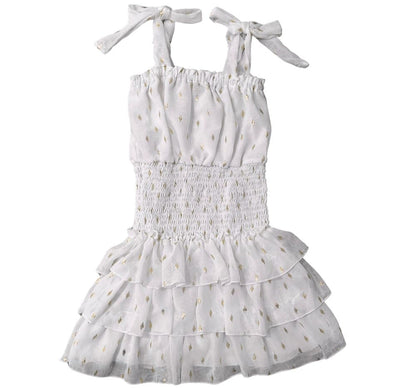 Dress White Gold Dot