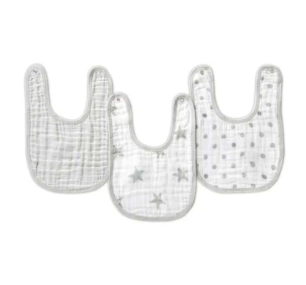 Dusty 3Pack Aden Snap Bibs