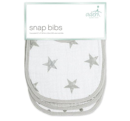 Dusty 3Pack Aden Snap Bibs