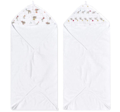 Elephant Circus 2-pack Hooded Towels