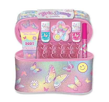 Estuche De Cosmético Mariposa Tie Dye -Hot Focus